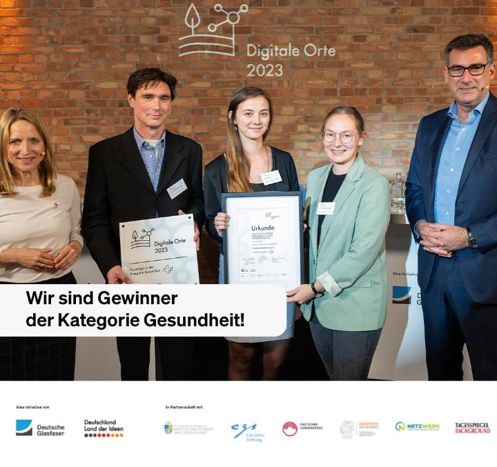 Siegerehrung Digitale Orte 2023